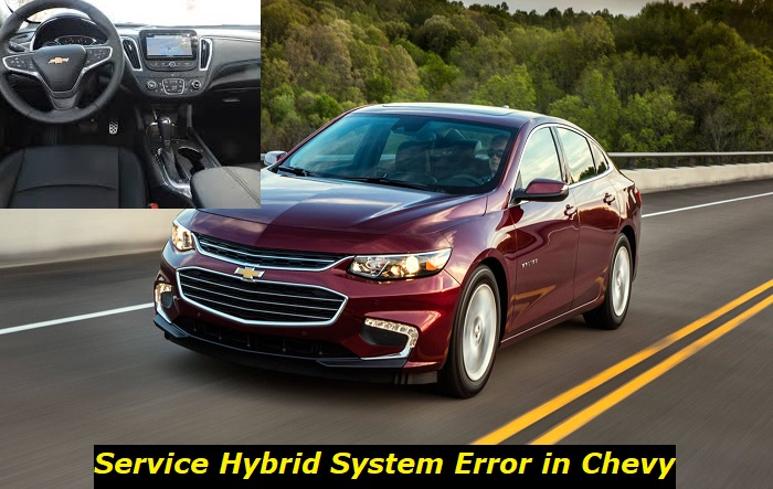 service hubrid system error chevy'